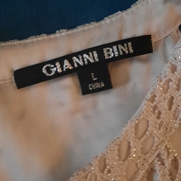 Giani Bernini Tan Ribbed Halter Sheath Dress - Picture 9 of 11